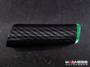 Alfa Romeo 4C Carbon Fiber e-Brake Handle - Italian Flag Alfa Romeo 4C Carbon Fiber e-Brake Handle - Italian Flag